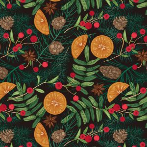 Fruit + Berries + Pinecones